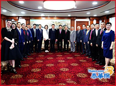 江苏如东县委副书记许金标率代表团访问泰国中华总商会 受到主席林楚钦副主席蒋应初刘秉青萧汉铭暨林俊然陈贤得陈海亮陈柱等热烈欢迎